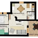 Apartmán Nefelejcs Apartmanhaz Gyenesdiás